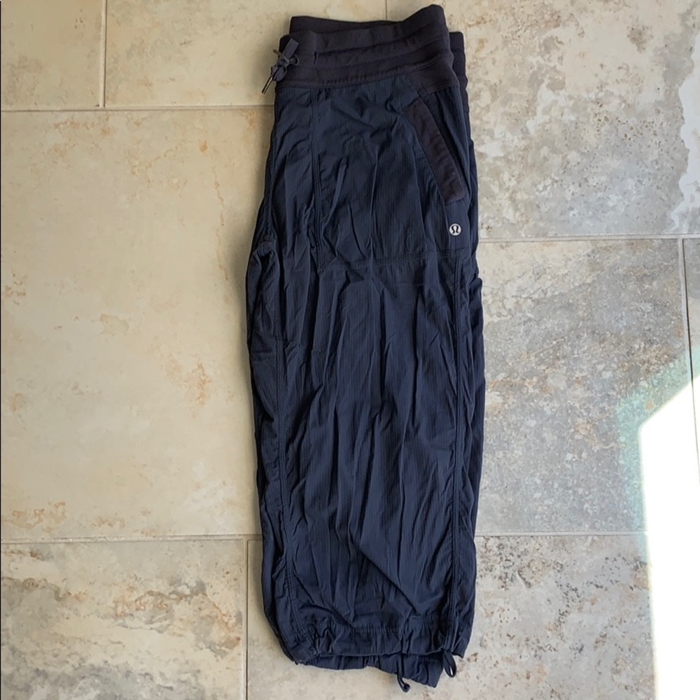 Lululemon Grey Studio Crops